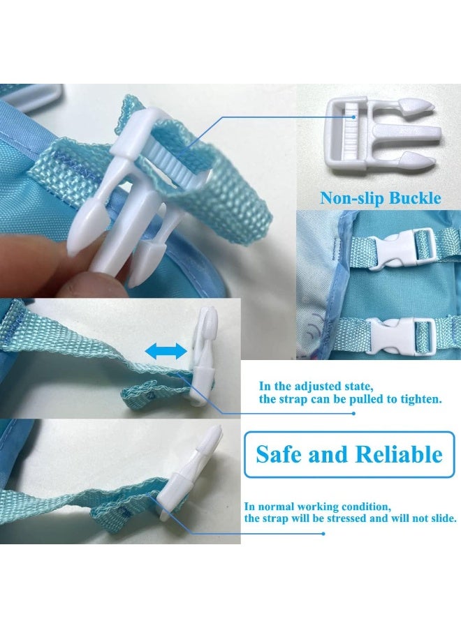 تابيت سترة سباحة للأطفال الصغار، ملابس سباحة للأطفال، سترة سباحة آمنة للأطفال من عمر سنتين إلى ست سنوات (لون المهر الوردي) - Image 3